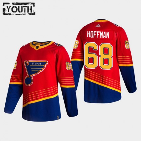 St. Louis Blues Dresy Mike Hoffman 68 2020-21 Reverse Retro Authentic - Dětské St. Louis Blues Dresy Mike Hoffman 68 2020-21 Reverse Retro Authentic - Dětské
